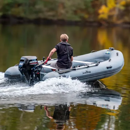 Ribbåt ALU380 Aluminium Dubbelskrov med förvaring - Greatwhite