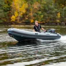 Ribbåt ALU380 Aluminium Dubbelskrov med förvaring - Greatwhite