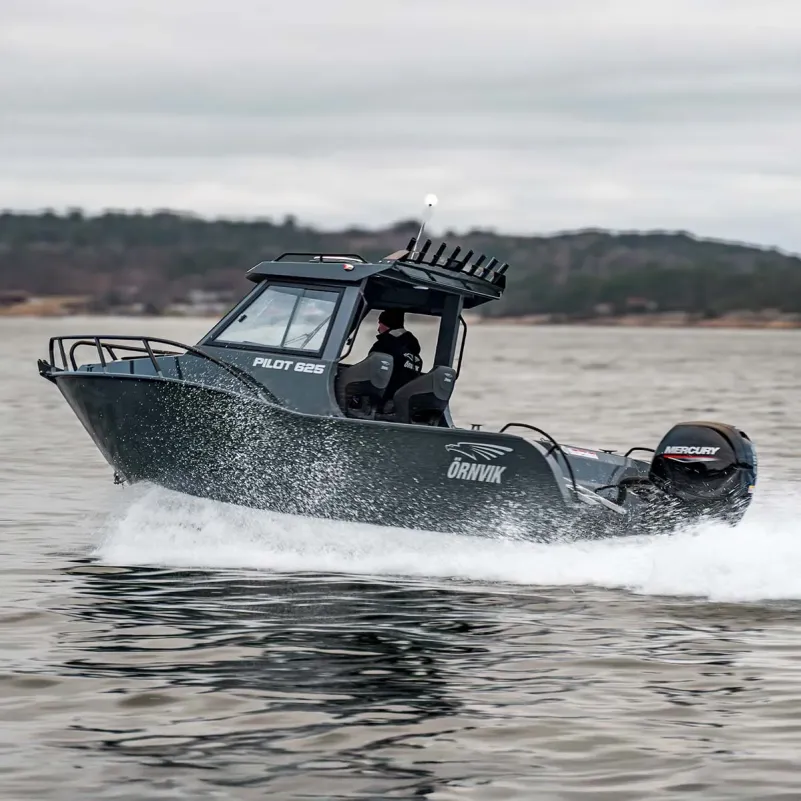 Båtpaket Örnvik 625 Pilot Aluminiumbåt inkl Mercury