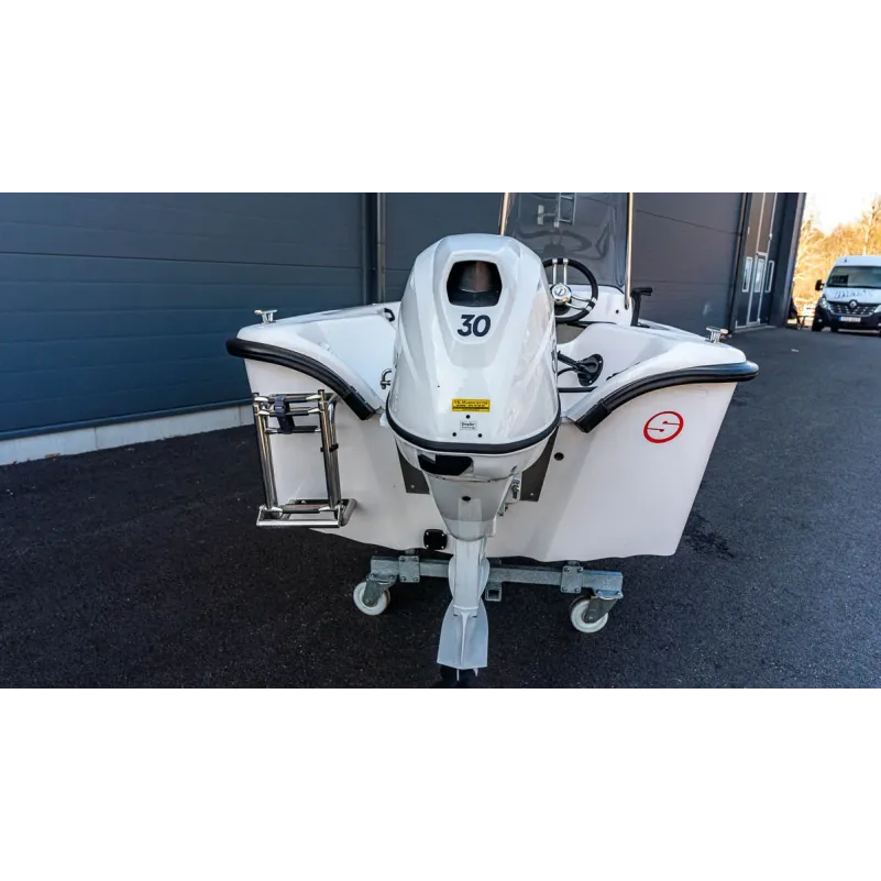 Begagnad Sandström Classic 460 med rattstyrning och Tohatsu 30hk, 2023 (Uttagen 2024)