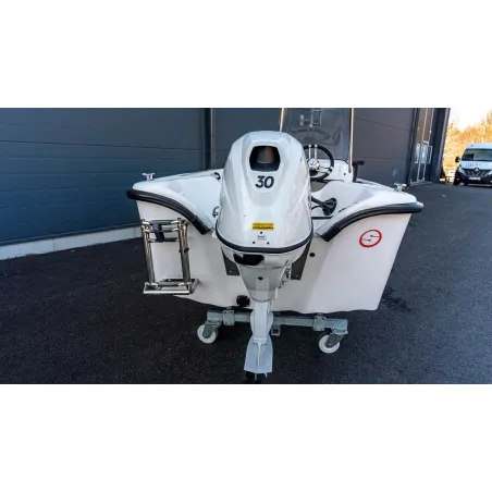 Begagnad Sandström Classic 460 med rattstyrning och Tohatsu 30hk, 2023 (Uttagen 2024)