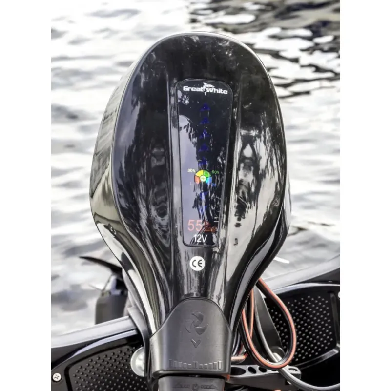 12V Elmotor / Trollingmotor 55Lbs, Saltvatten & Sötvatten