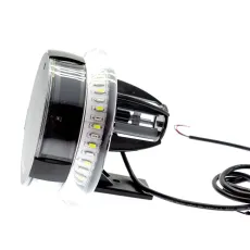 LED lanterna med Solpanel, inbyggt batteri, 360° vitt, 112.5° rött resp. grönt 2