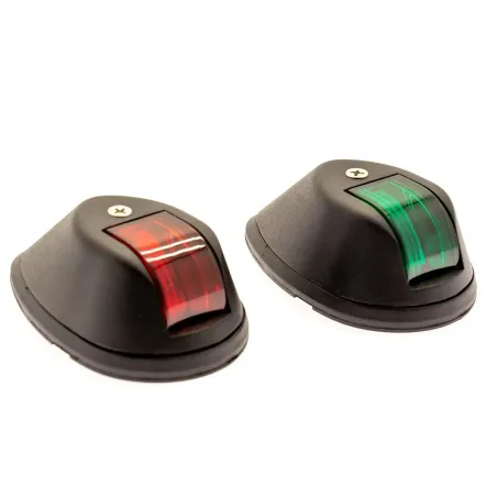 LED-lanternor 1-par röd/grön 12V, 89 x 57mm