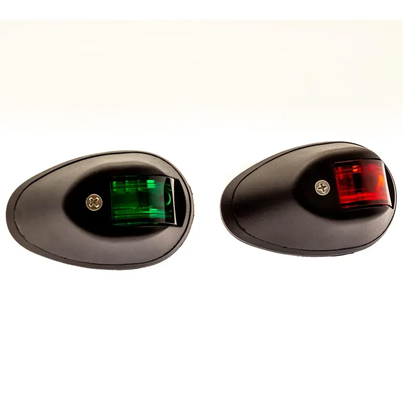 LED-lanternor 1-par röd/grön 12V, 89 x 57mm