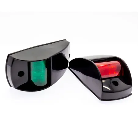 LED Lanternor 2 pack röd och grön 12V, 131x59 mm