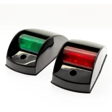 LED Lanternor 2 pack röd och grön 12V, 131x59 mm 2