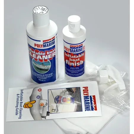 Köp ditt rengöringsmedel och finish för gummibåtar och ribbåtar hos oss!