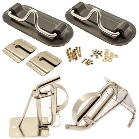 Davits Gummbåtsdävert - med Snap Snabbfästen