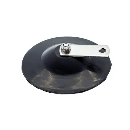 Gummiplatta inkl. fäste för justerbara stag