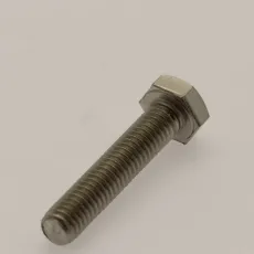 Rostfri Sexkantskruv genomgående gänga M6 20 mm AISI 316 Syrafast A4