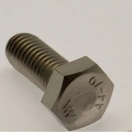 Rostfri Sexkantskruv genomgående gänga M8 x 20mm AISI 316 syrafast A4