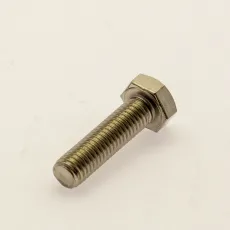 Rostfri sexkantskruv genomgående gänga M8x30mm AISI 316 syrafast A4 2