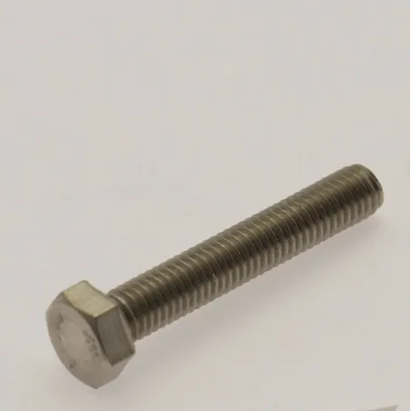 Rostfri sexkantskruv genomgående gänga M5x30mm AISI 316 syrafast A4 Rostfri sexkantskruv genomgående gänga M5x30mm AISI 316 syrafast A4