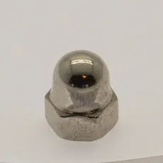 Rostfri kupolmutter M8 AISI 316 syrafast A4